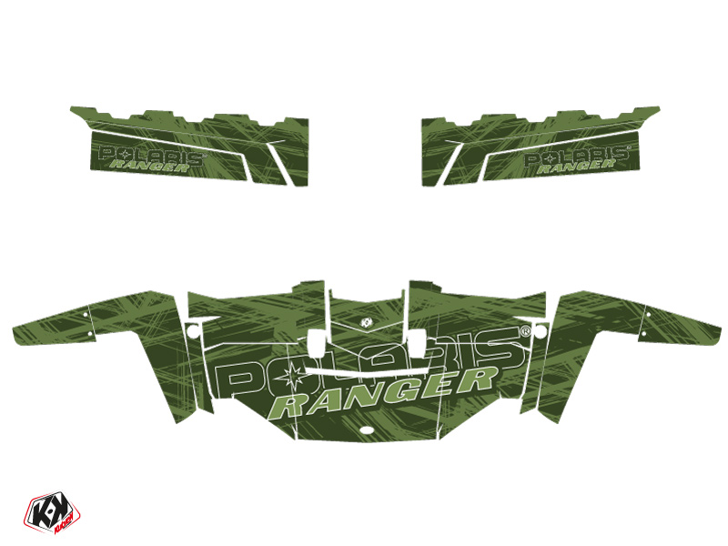 Kit Déco SSV Squad Polaris Ranger 570 Full Vert 2016-2021 Kutvek - vue 2