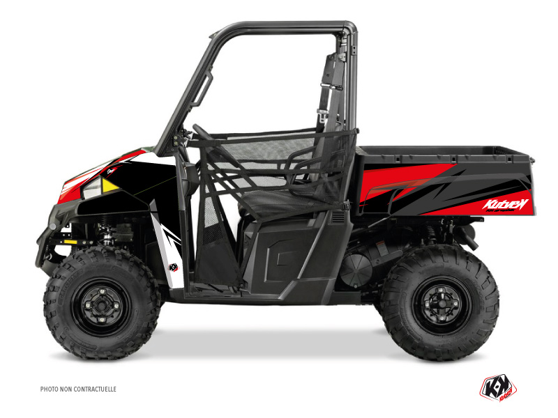 Kit Déco SSV Stage Polaris Ranger 900 XP Noir Rouge (2012-2015) KUTVEK