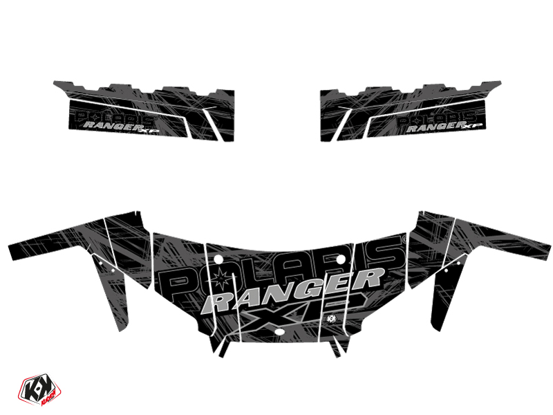 Kit Déco SSV Squad Polaris Ranger 900 XP Noir Gris KUTVEK (2017-2019) - vue 2