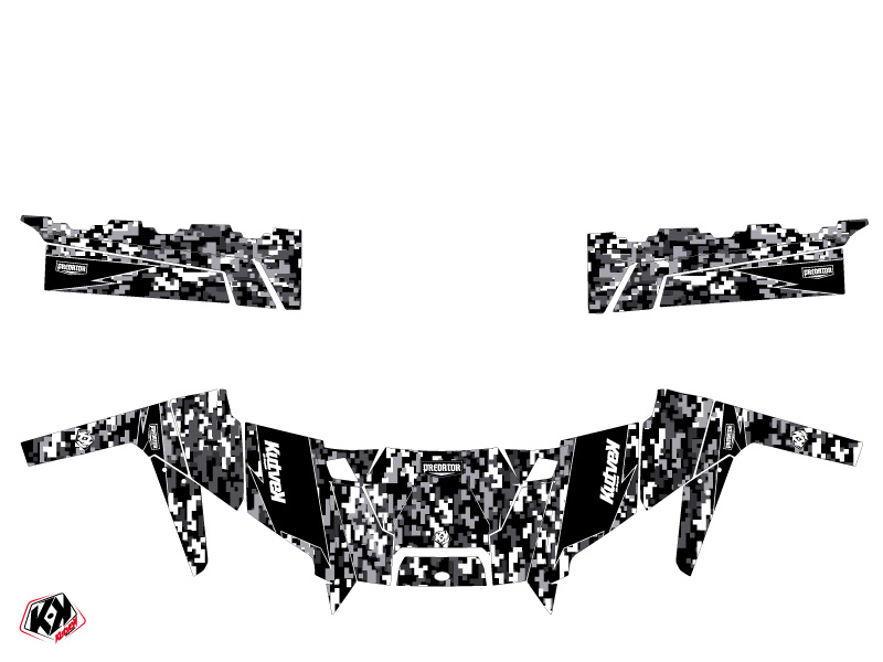 Kit Déco SSV Predator Polaris Ranger 900 XP Noir (2017-2019) Kutvek - vue 2