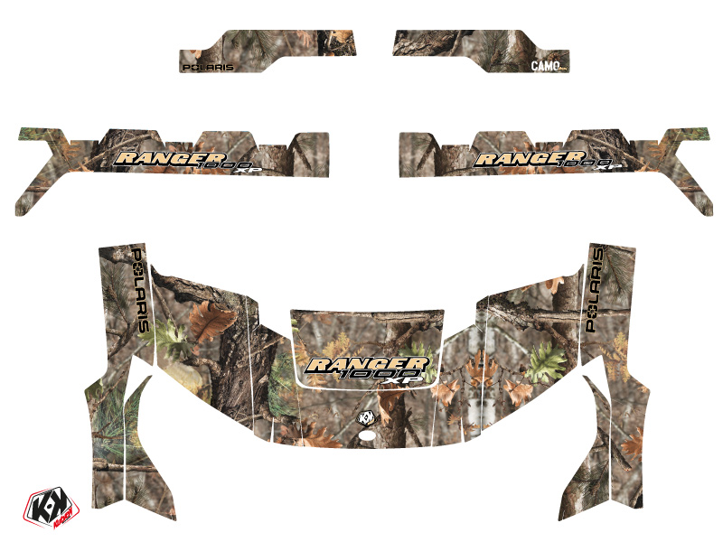 Kit Déco Camouflage SSV Polaris Ranger 1000 XP Colors 2017 KUTVEK - vue 2