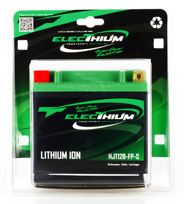 Batterie Lithium HJT12B-FP-S - (YT12B-BS) - vue 3
