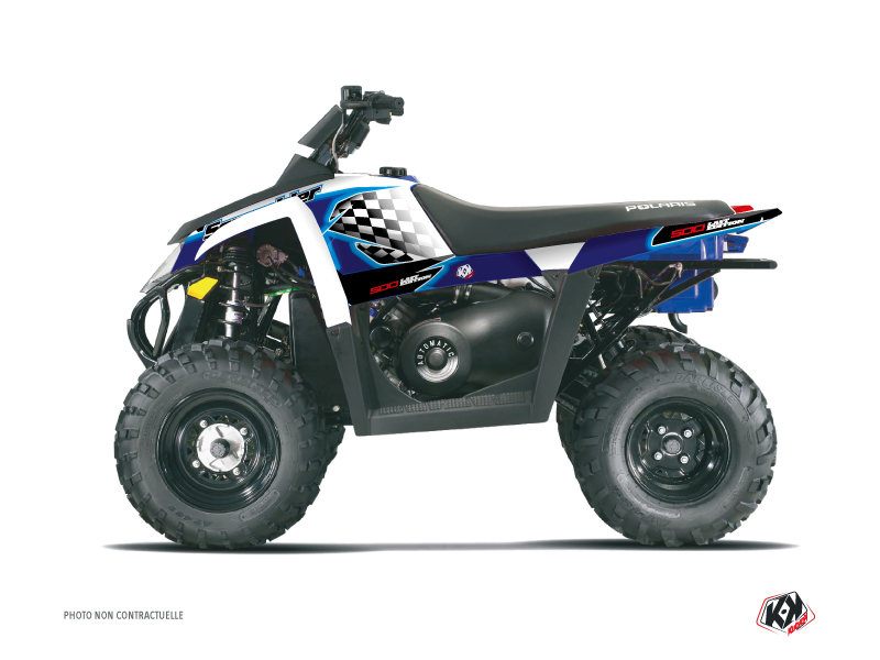 Kit Déco Quad KUTVEK Last Edition Polaris Scrambler 500 Bleu (1997-2009)