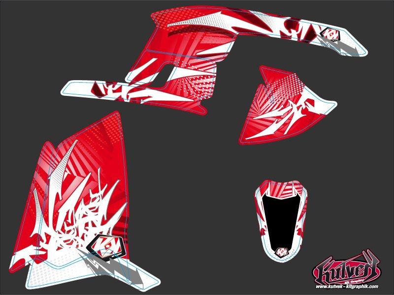 Kit déco Quad Graff Polaris Scrambler 500 (1997-2009) KUTVEK - vue 2