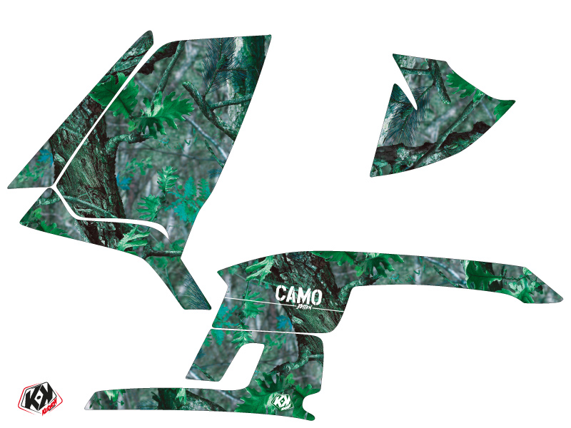 Kit Déco Quad Camo Polaris Scrambler 500 Vert (2010-2013) - vue 2