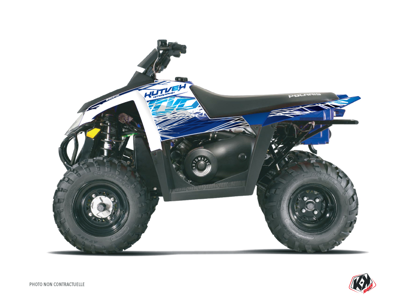 Kit Déco Quad Eraser Polaris Scrambler 500 Bleu KUTVEK (2010-2013)