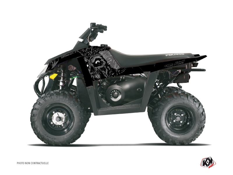 Kit Déco Quad Zombies Dark Polaris Scrambler 500 Noir (2010-2013) KUTVEK