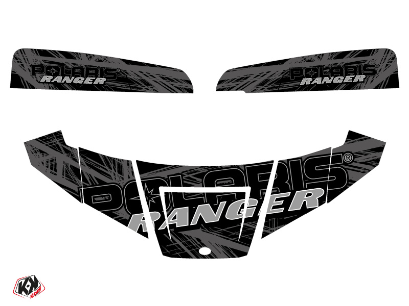 Kit Déco SSV Squad Polaris Ranger 570 Noir Gris (2022-2023) KUTVEK - vue 2