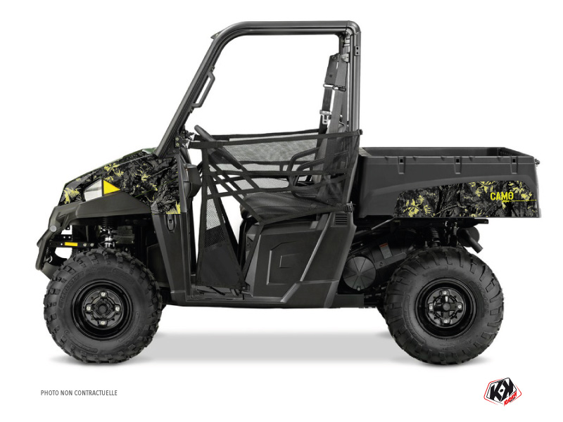 Kit Déco SSV Camo Polaris Ranger 570 Noir Jaune (2022-2023) KUTVEK