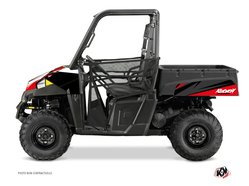 Kit Déco SSV Stage Polaris Ranger 570 Noir Rouge (2022-2023) KUTVEK