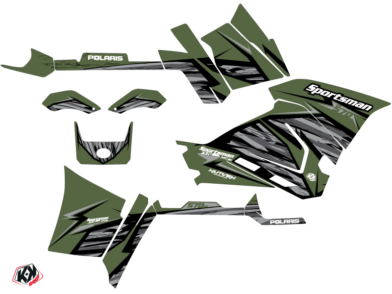 Kit Déco Quad Jungle Polaris 570 Sportsman Forest Vert (2014-2017) - vue 2