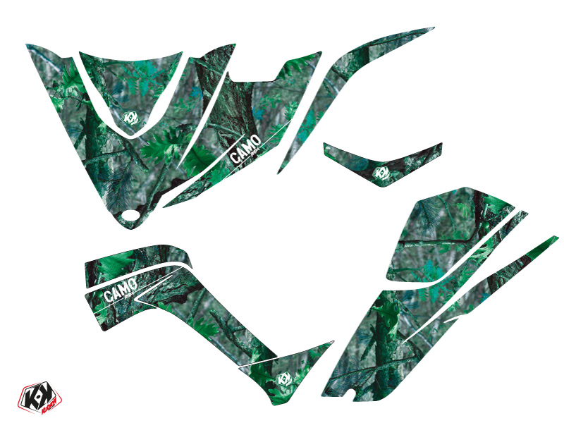 Kit Déco Quad Camo Kymco 450 MAXXER Vert (2010-2023) KUTVEK - vue 2