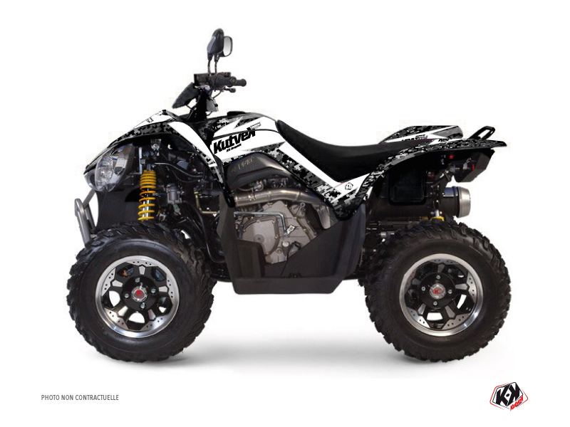 Kit Déco Quad Predator Kymco 450 MAXXER Blanc (2010-2023) KUTVEK