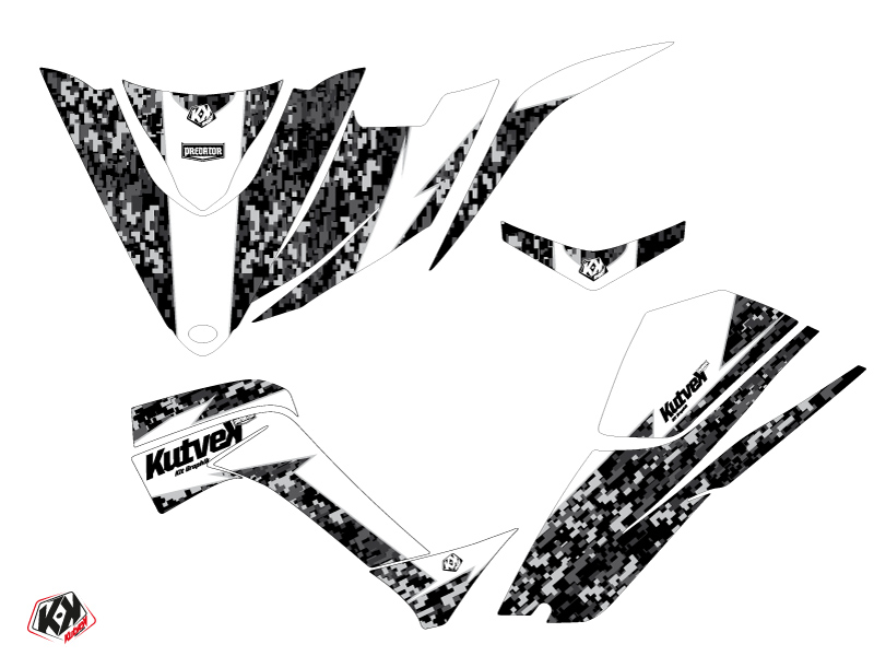 Kit Déco Quad Predator Kymco 450 MAXXER Blanc (2010-2023) KUTVEK - vue 2