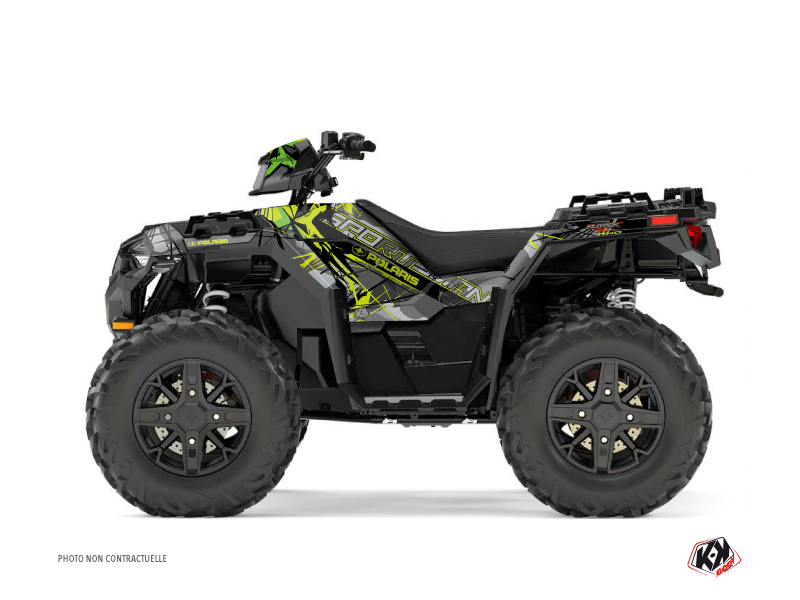 Kit Déco Quad Evil Polaris 850 Sportsman Forest Gris Vert (2021-2023)