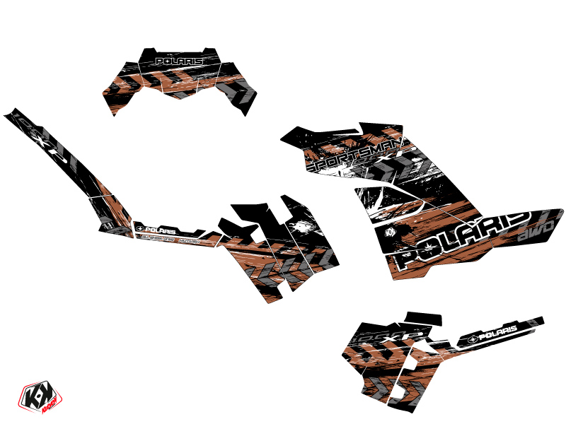 Kit Déco Quad Kutvek Lifter Polaris 850 Sportsman Forest Marron (2021-2023) - vue 2