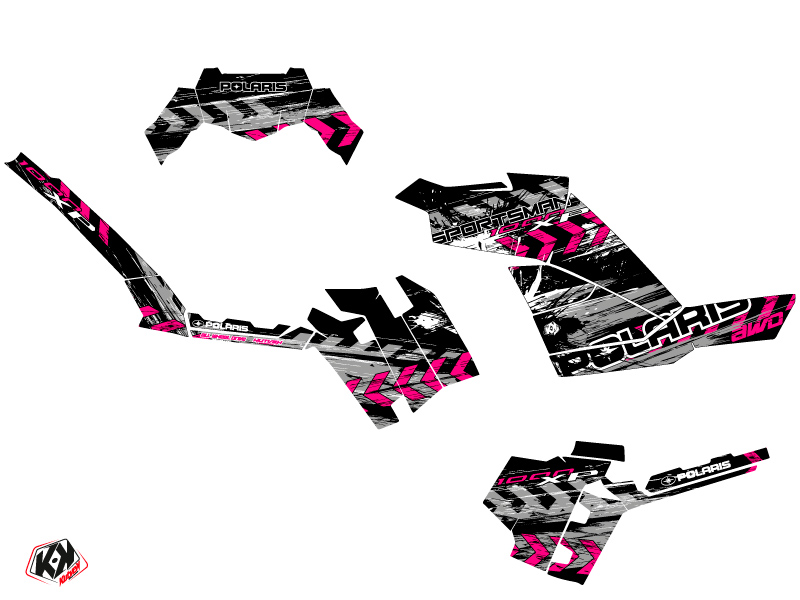 Kit Déco Quad Lifter Polaris 850 Sportsman Forest Rose 2021-2023 - vue 2