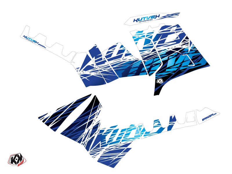 Kit Déco Quad Eraser Polaris 850 Sportsman Forest Bleu (2021-2023) KUTVEK - vue 2
