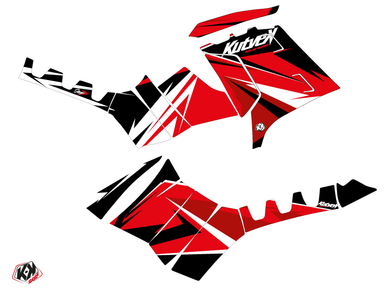 Kit Déco Quad Stage Polaris 850 Sportsman Forest Rouge (2021-2023) - vue 2
