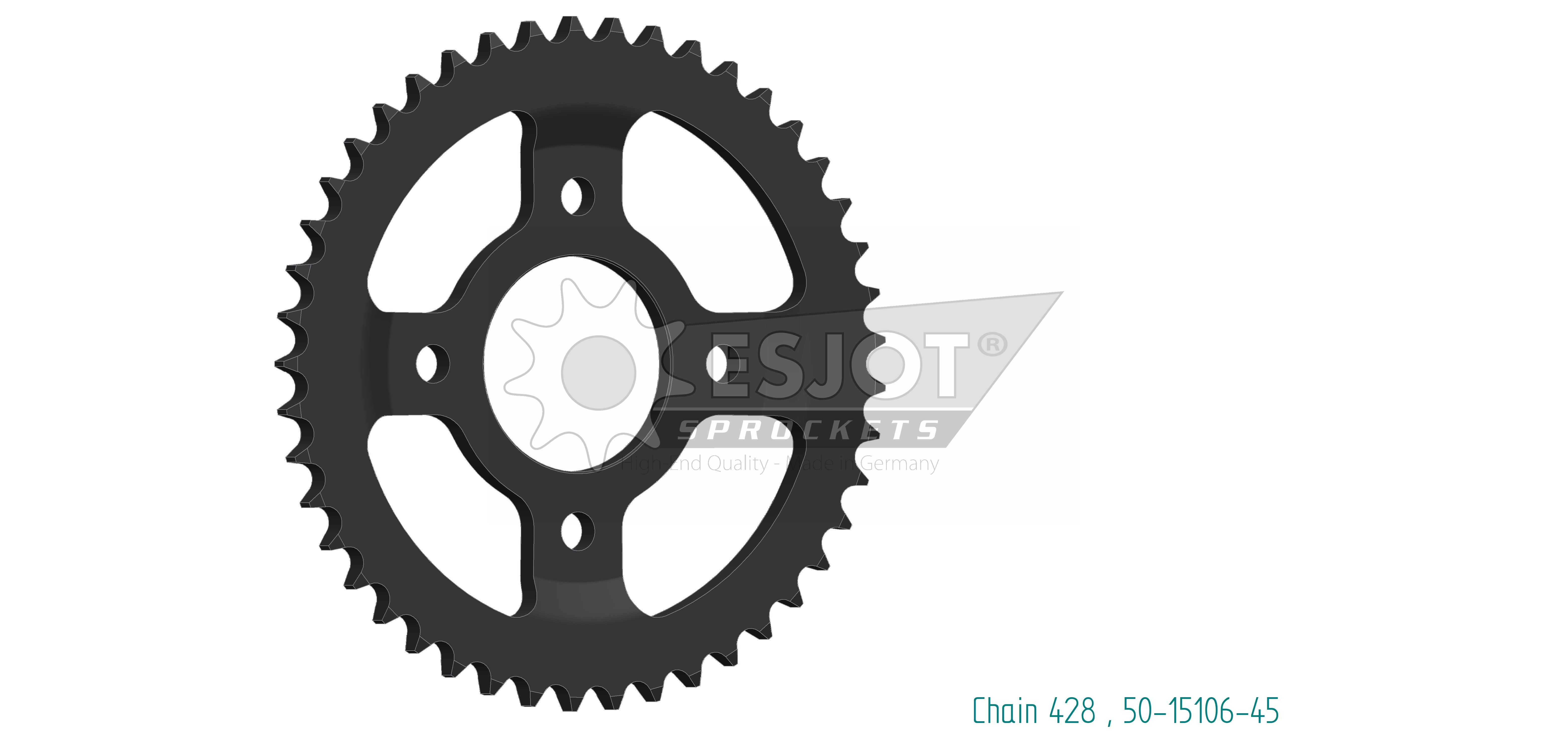 Couronne Esjot 428 45 dents - vue 2