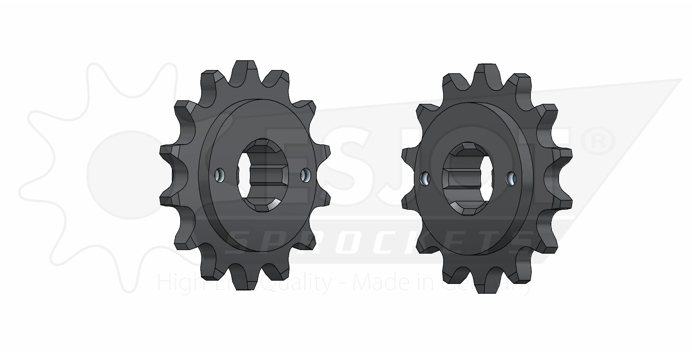Pignon Esjot Honda 525 14 dents similaire JTF294 - vue 3