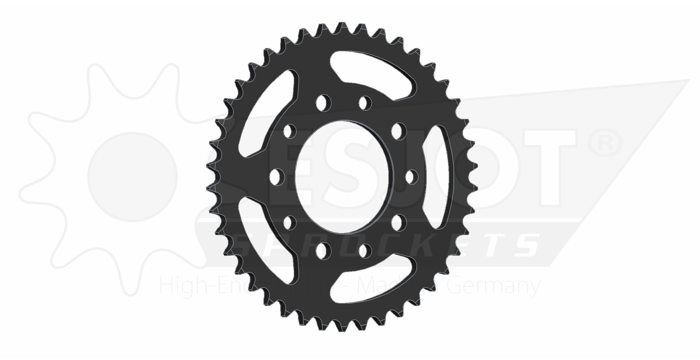 Couronne Acier Esjot Triumph 525 42 Dents - vue 2