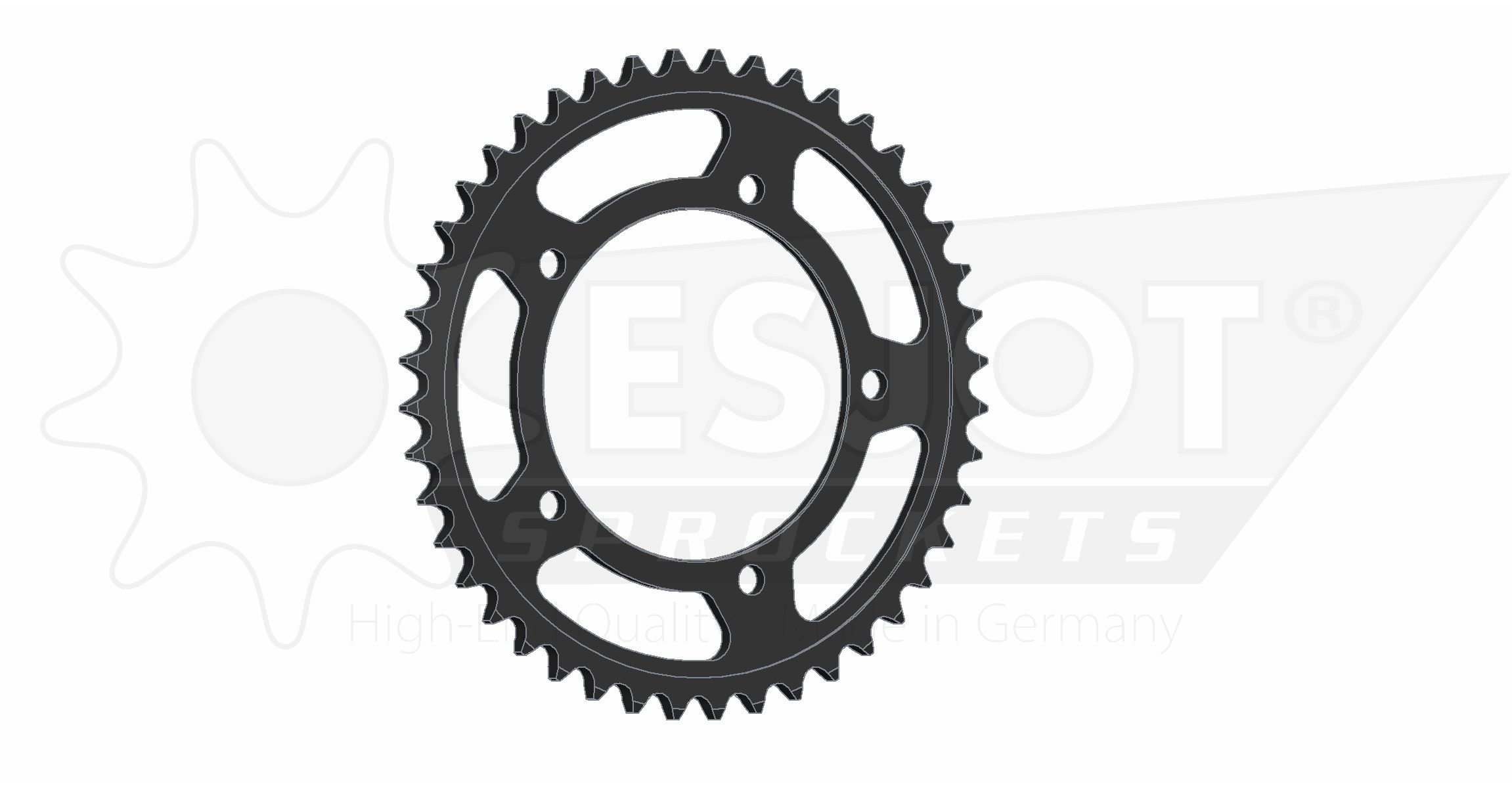 Couronne Acier Esjot 525 - 44 Dents - vue 2