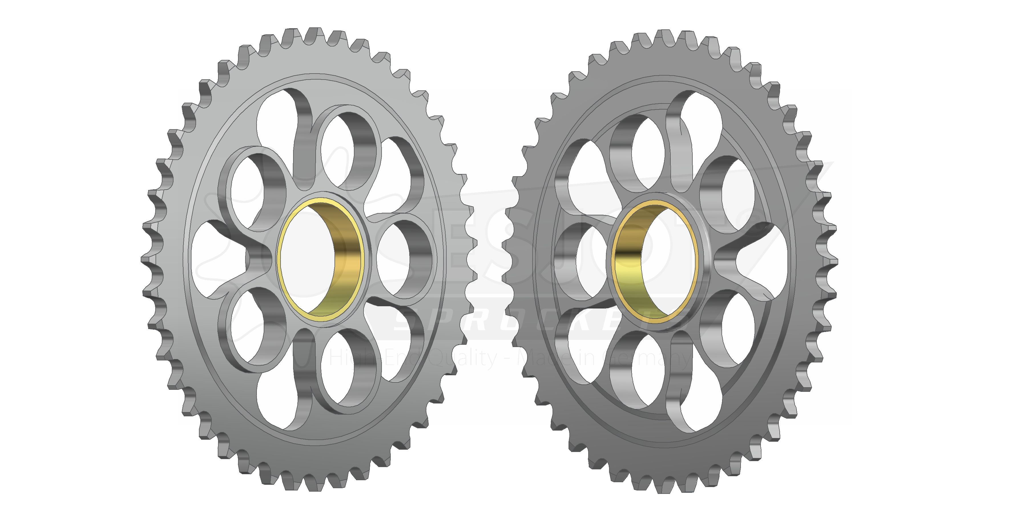 Couronne Acier Esjot Ducati 525 43 Dents - vue 2