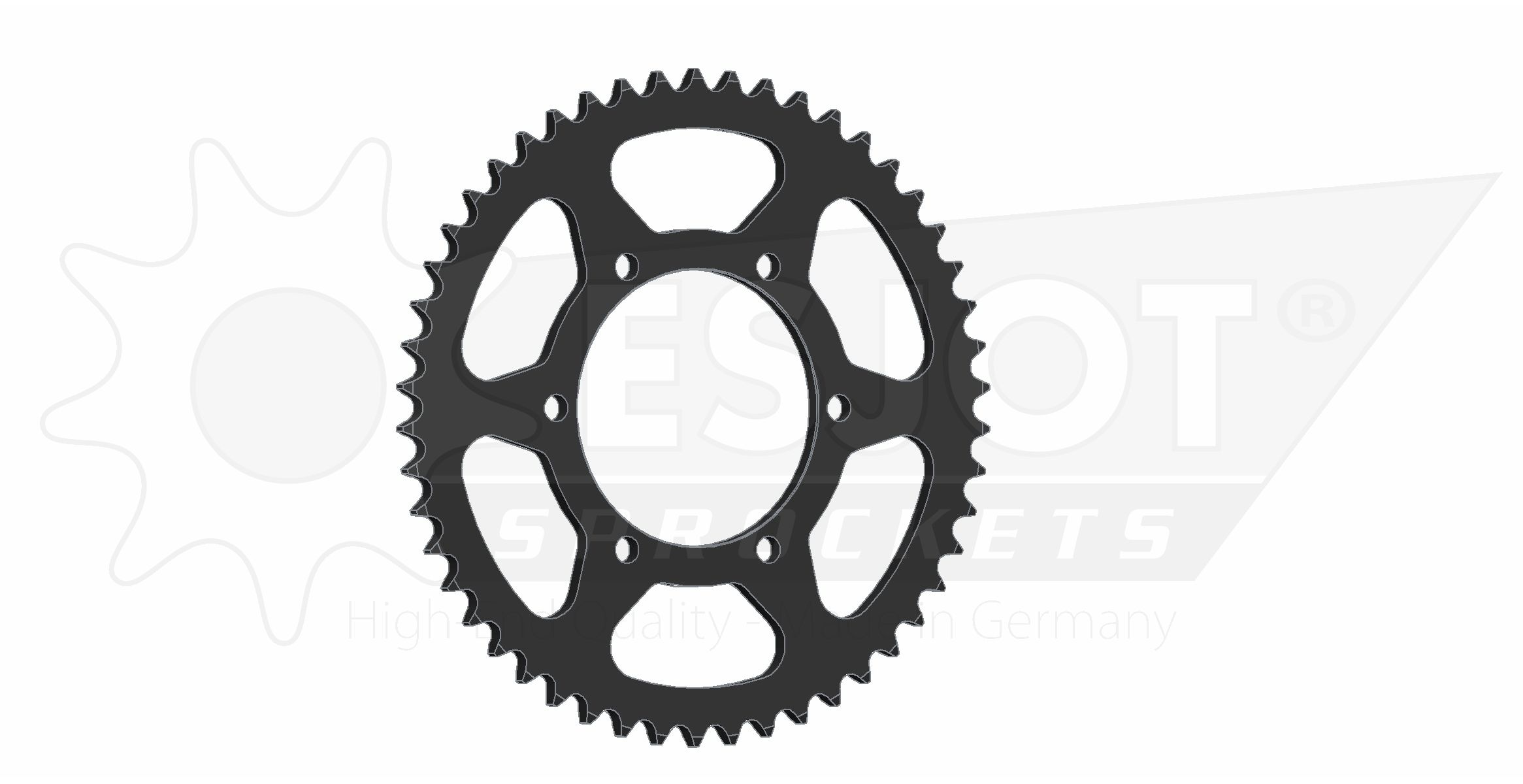 Couronne Acier Esjot Triumph 525 50 Dents JTR2014 - vue 2