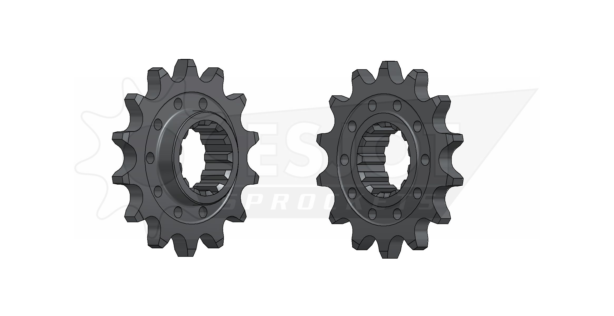 Pignon Esjot Lightweight BMW 525 14 dents - vue 3