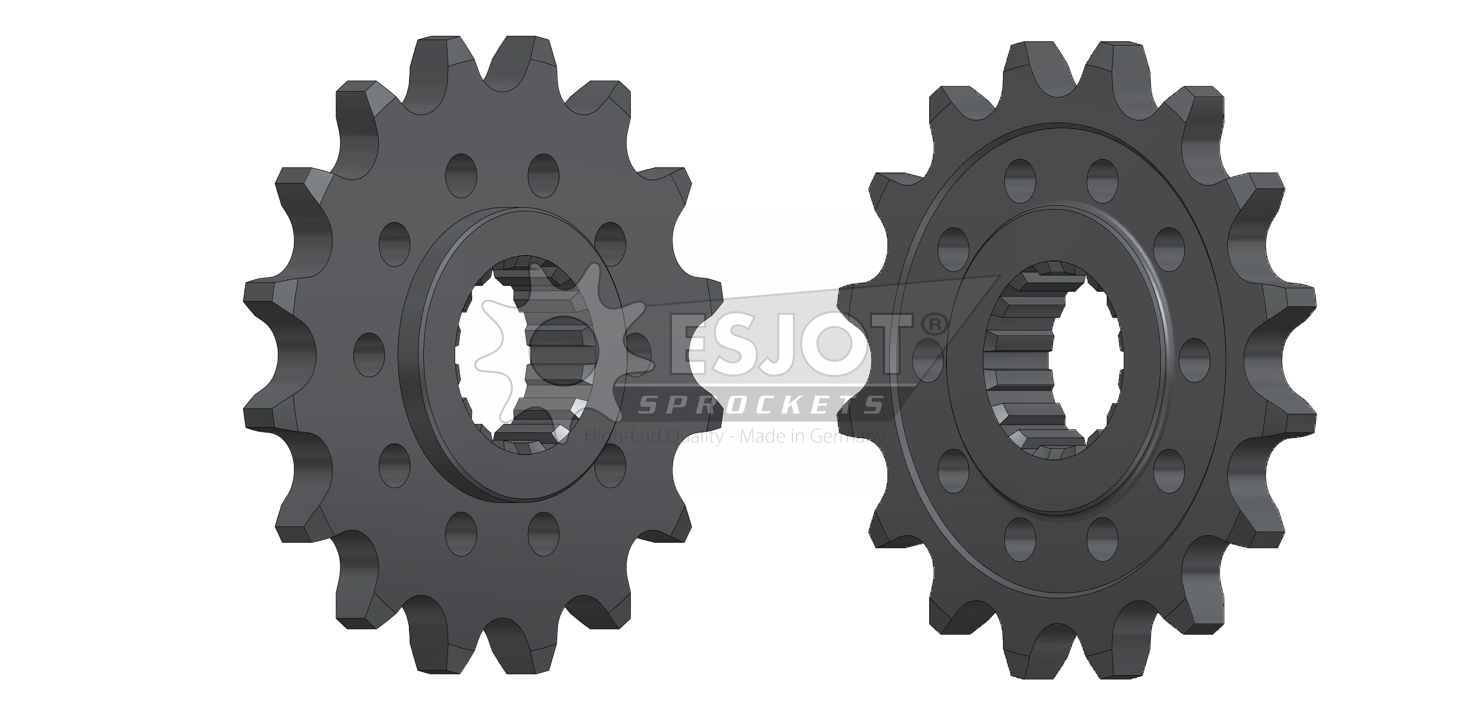 Pignon Esjot Lightweight Suzuki 525 16 Dents - vue 2