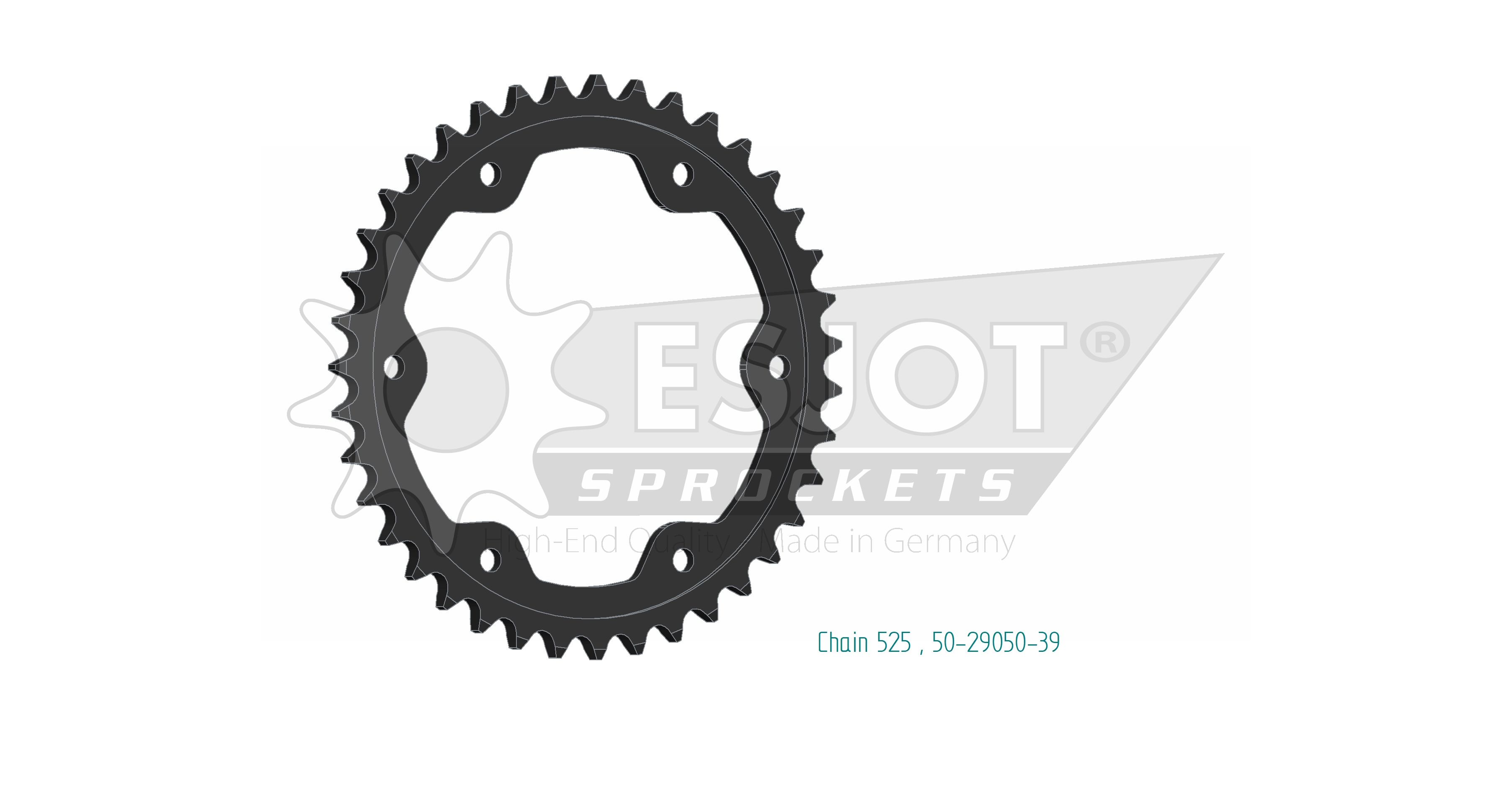 Couronne Acier Esjot 525 - 39 Dents - vue 2