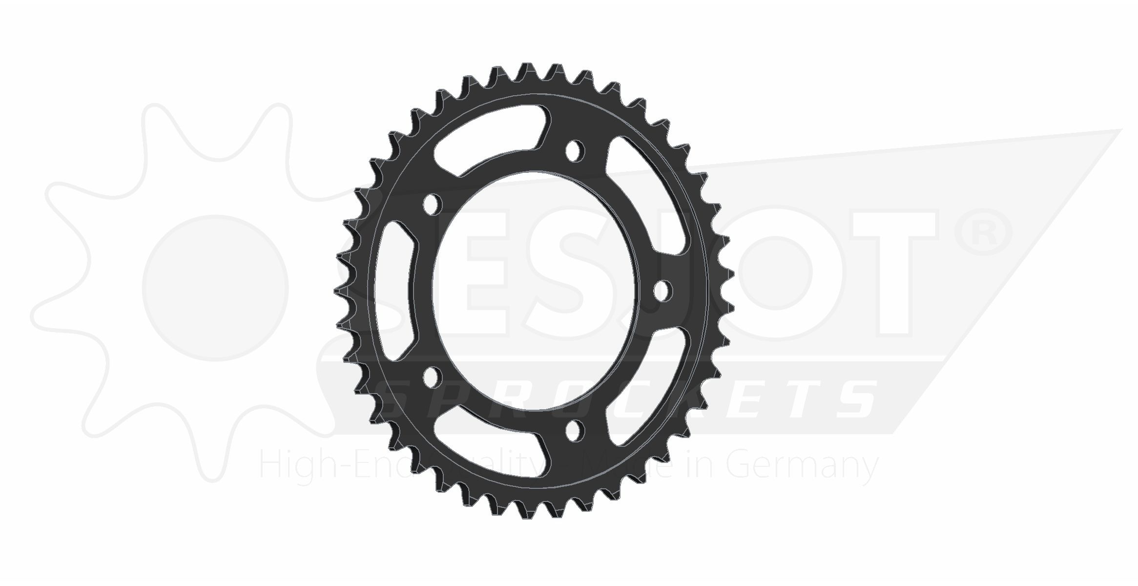 Couronne Alu Esjot 525 - 41 Dents - vue 2