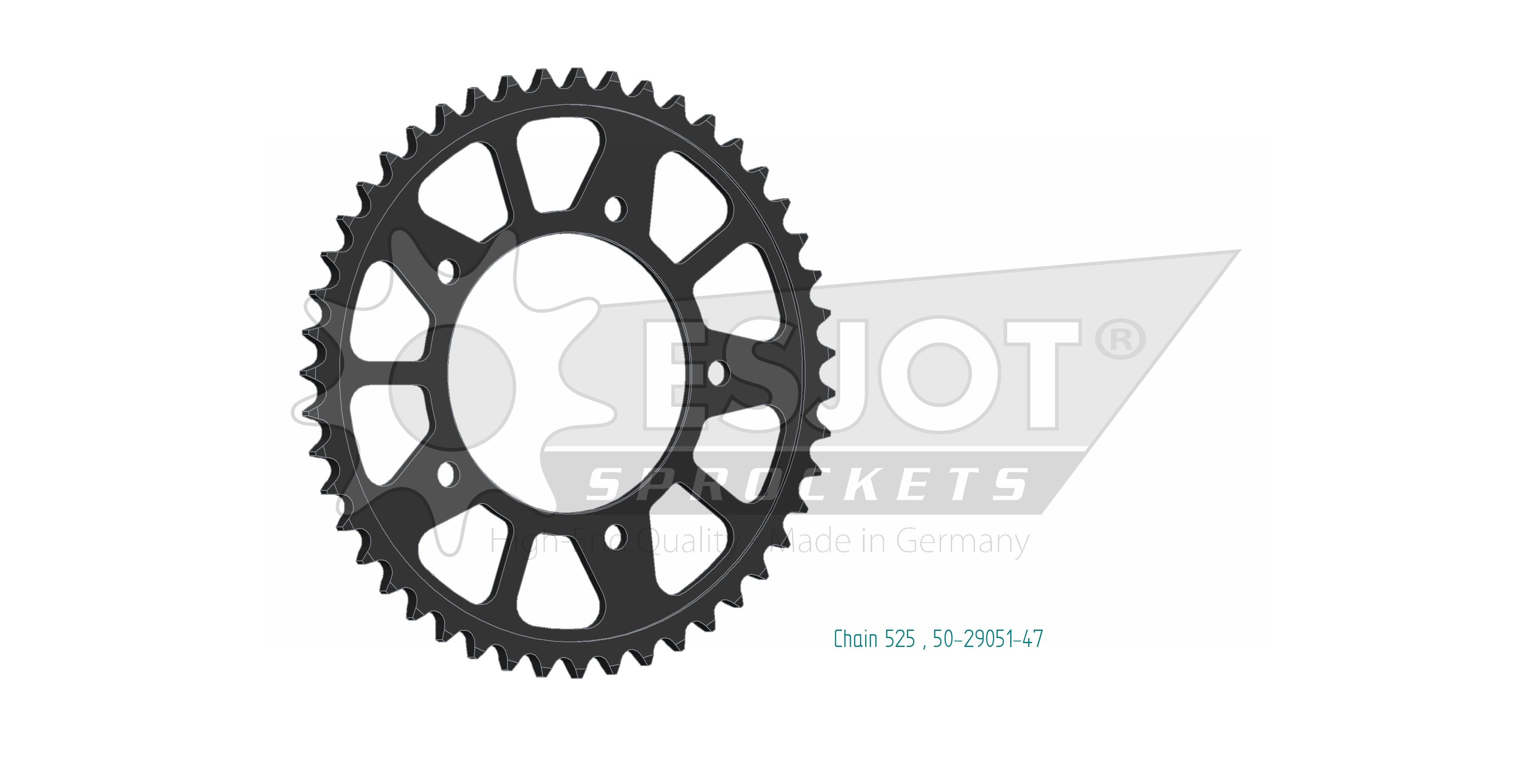 Couronne Acier Esjot 525 - 47 Dents - vue 2