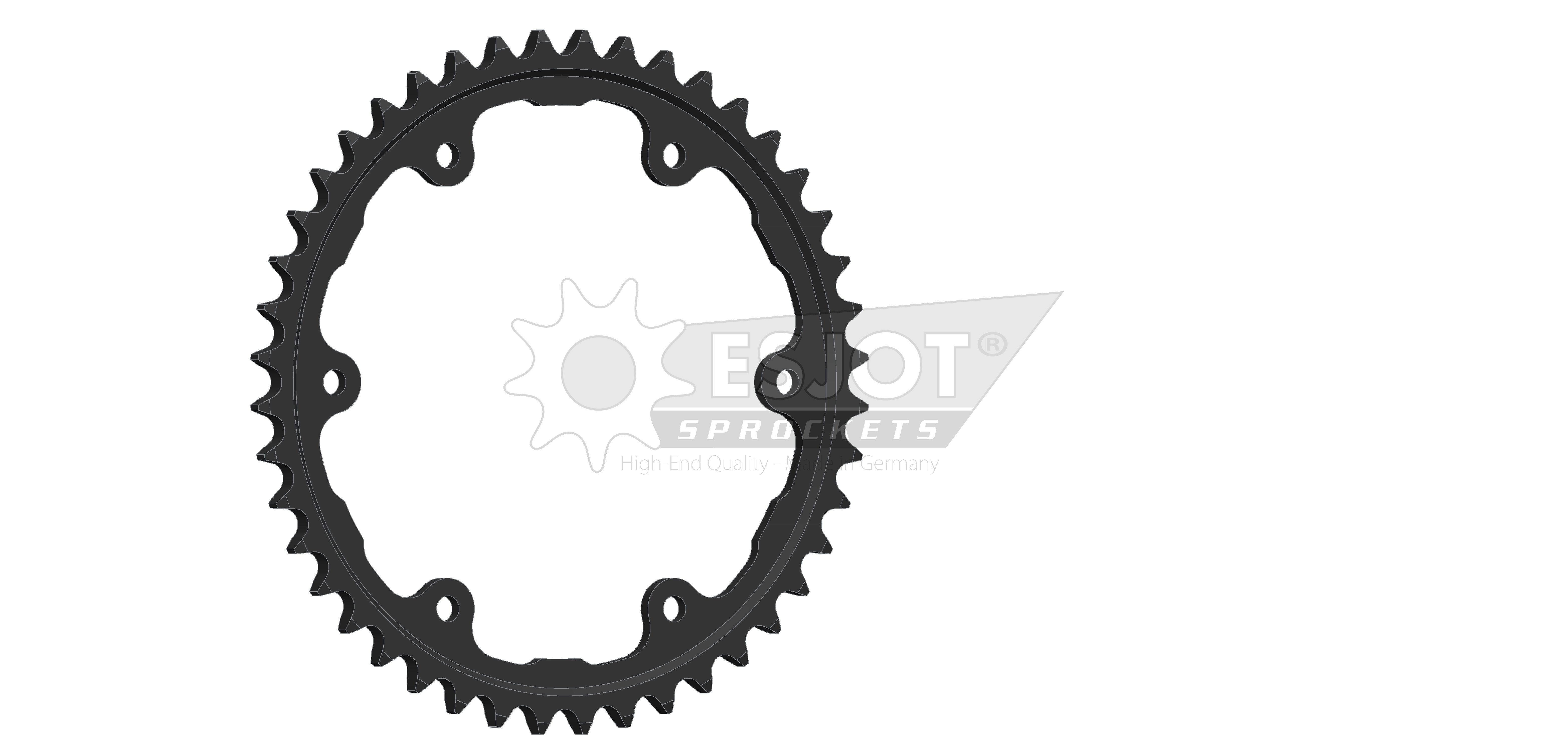 Couronne acier Esjot 44 dents - vue 3