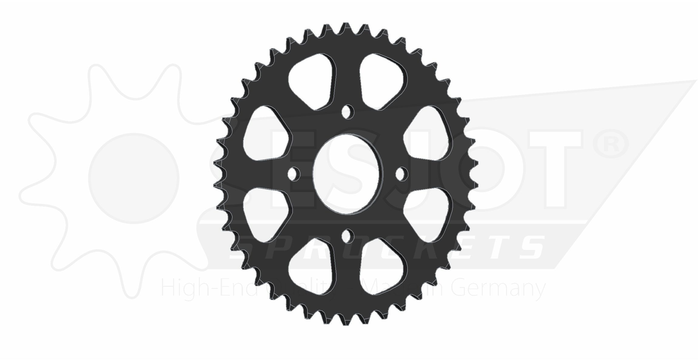 Couronne Acier Esjot 520 - 42 Dents - vue 2