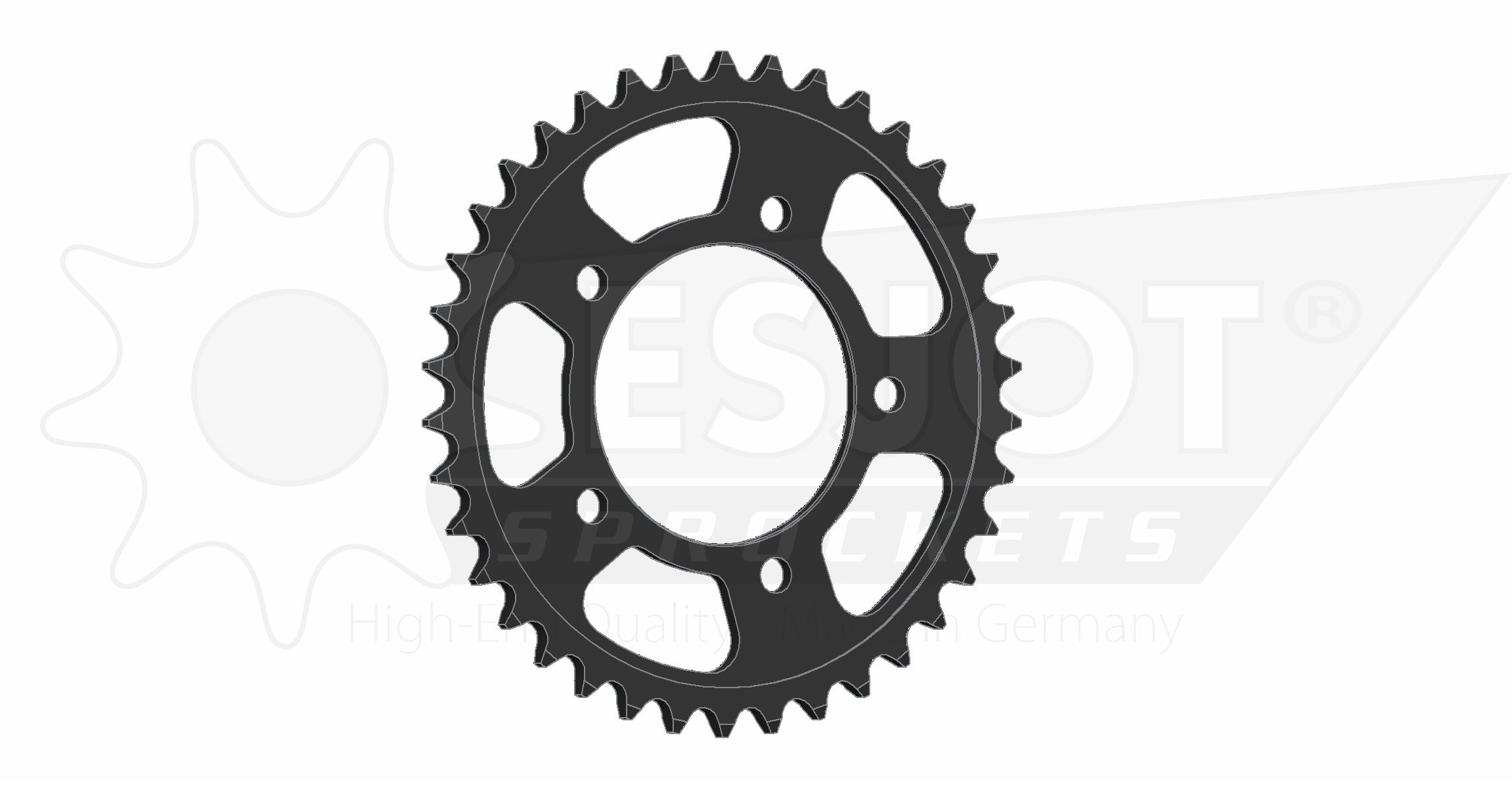 Couronne Acier Esjot 520 - 38 Dents - vue 2