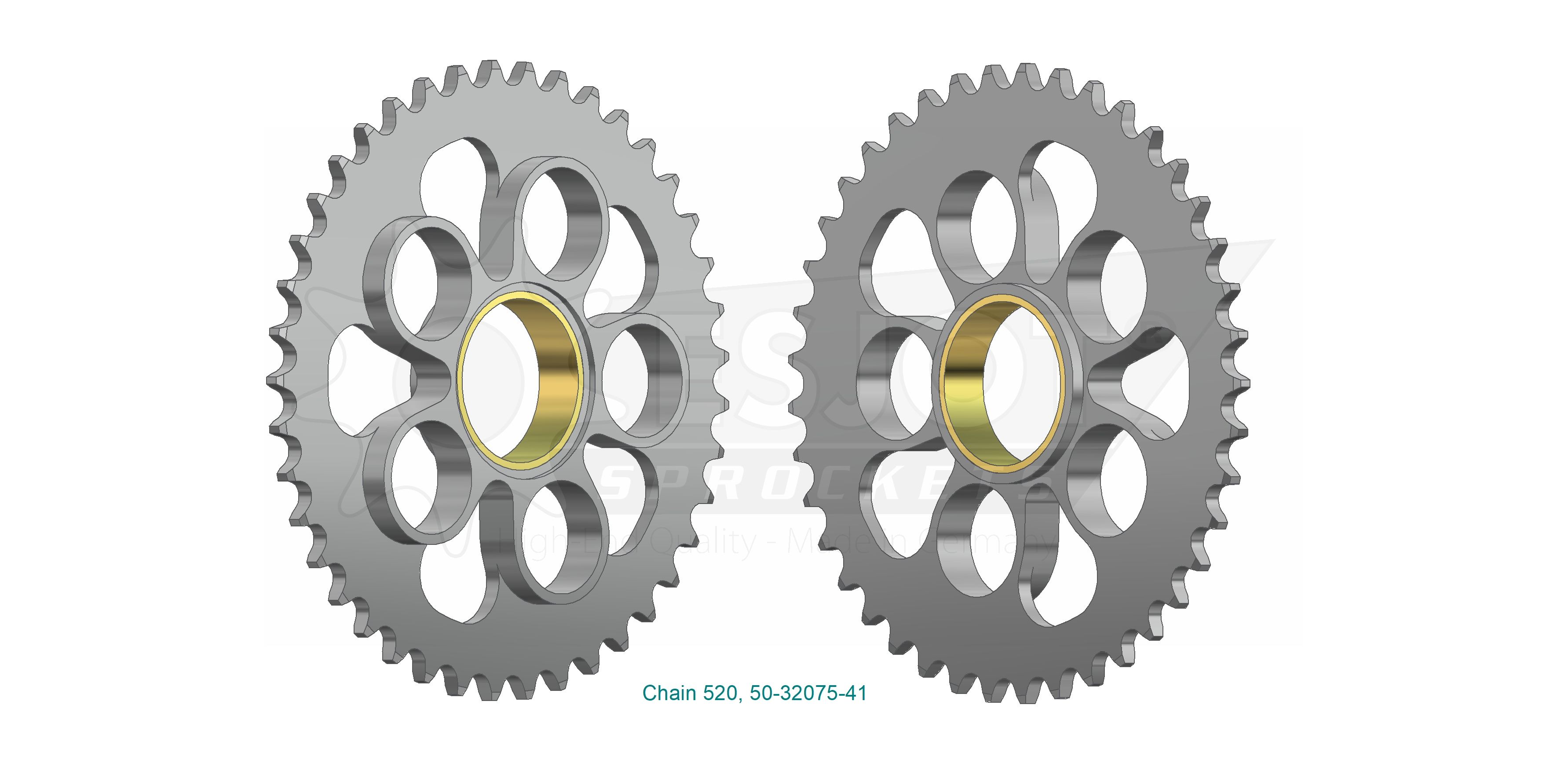 Couronne Acier Esjot 520 - 41 Dents - vue 2