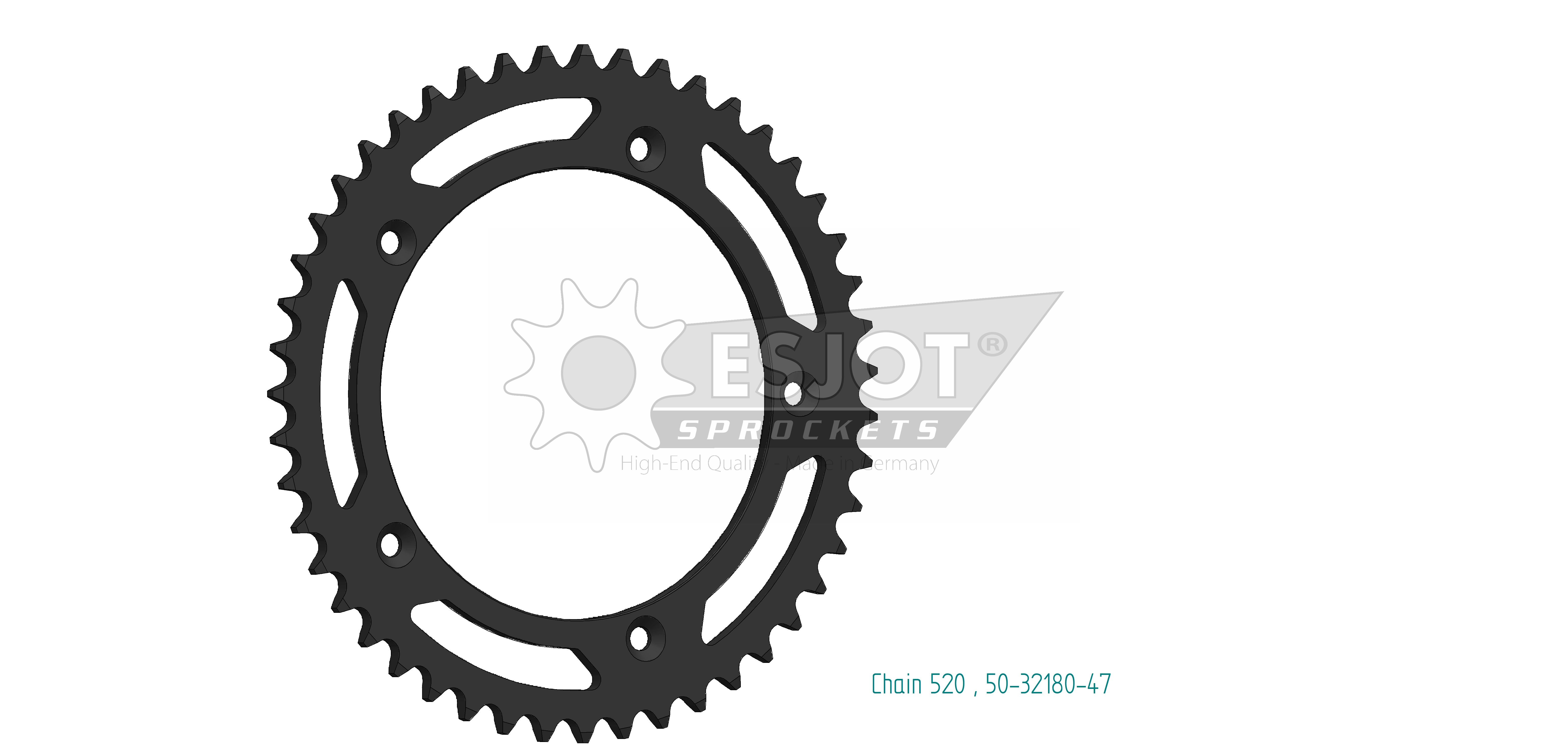 Couronne Acier Esjot 47 Dents Made in Germany - vue 2
