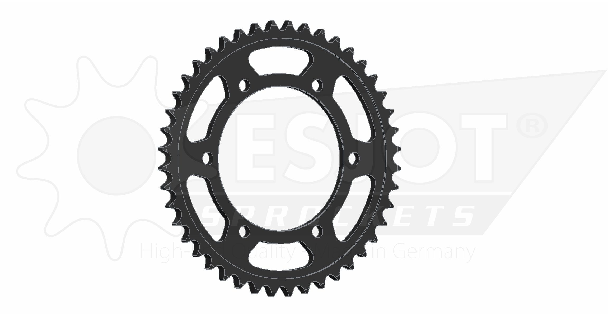 Couronne Acier Esjot 530 - 44 Dents - vue 2