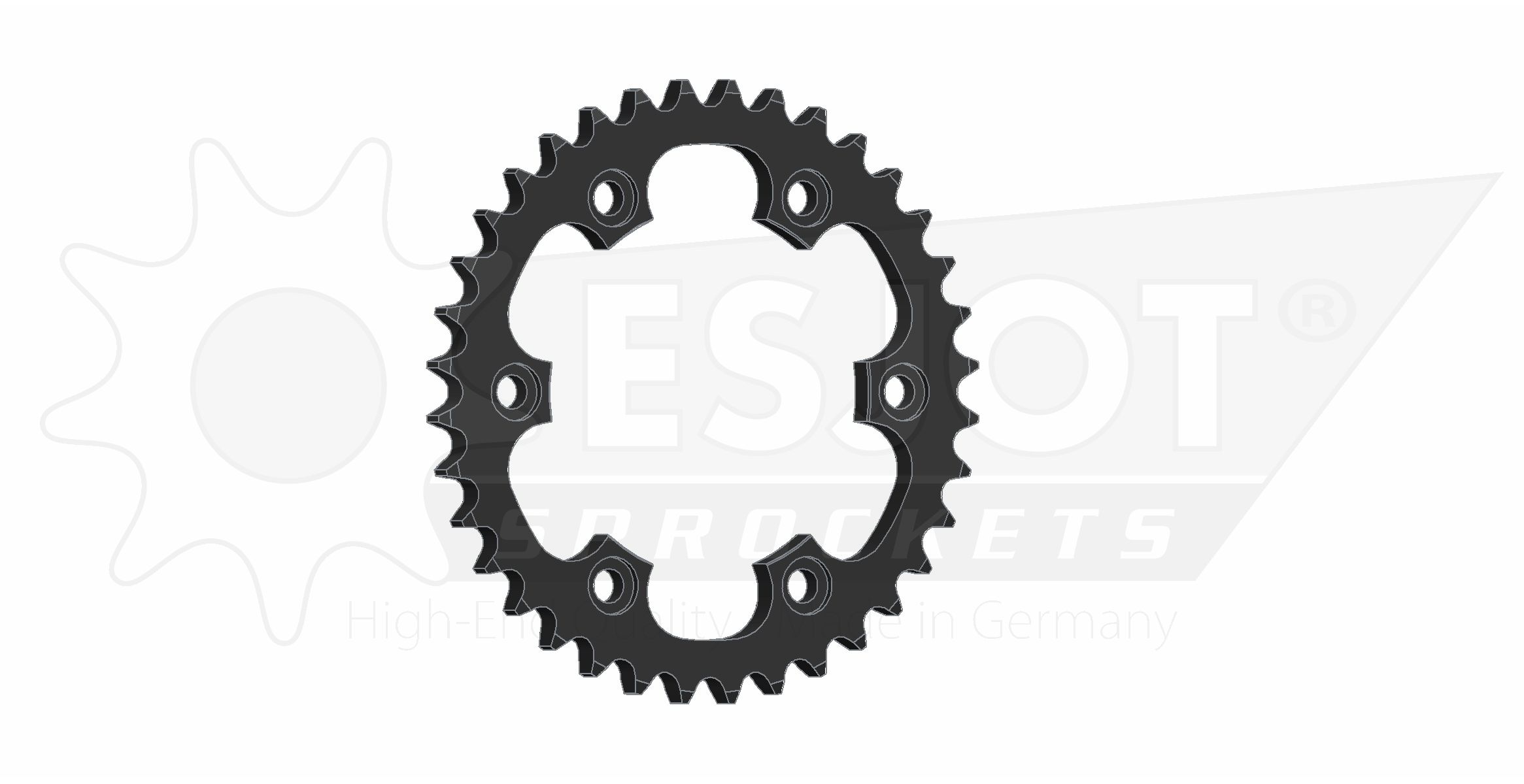 Esjot Couronne 530 36 dents - vue 2