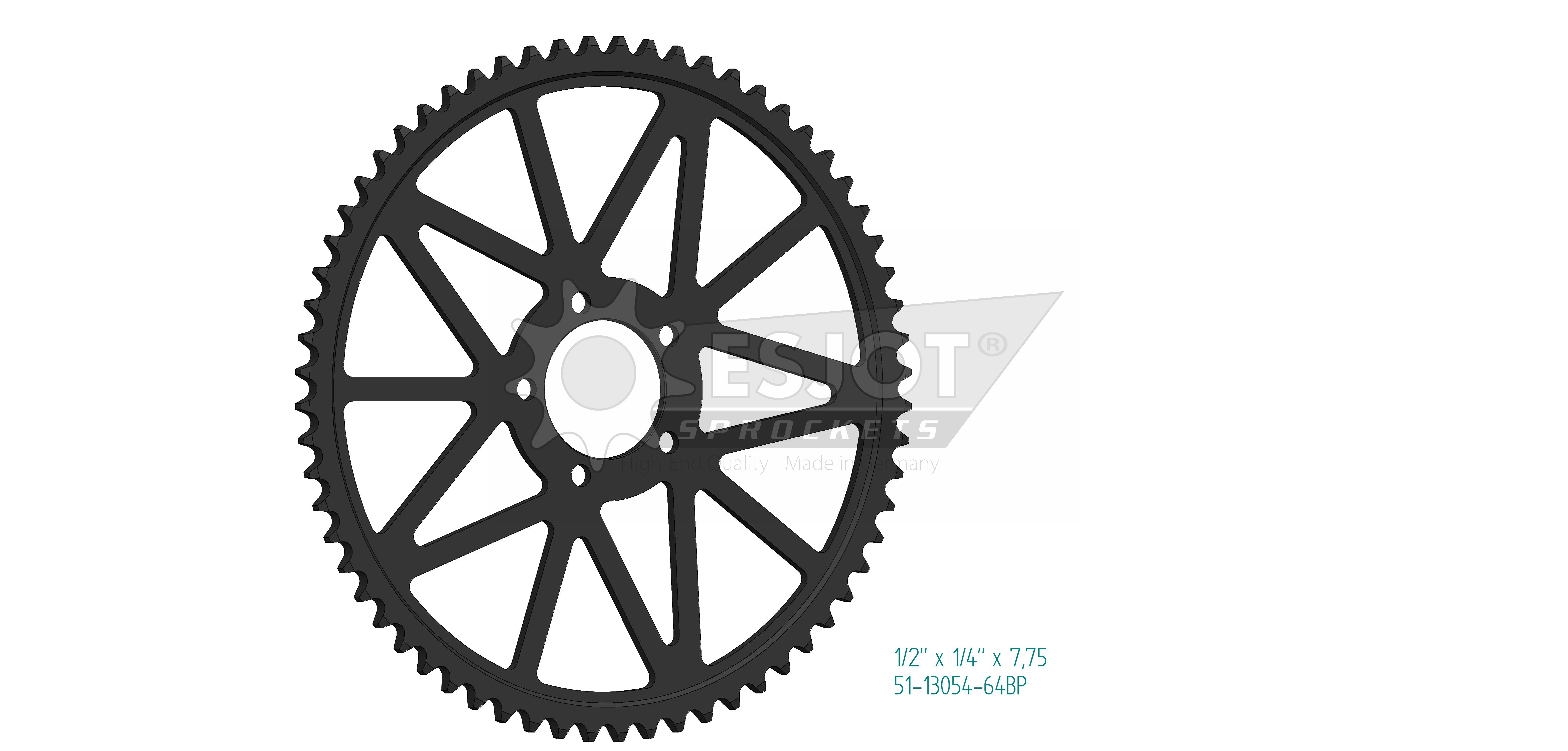 Couronne Acier Esjot 64 Dents - vue 2