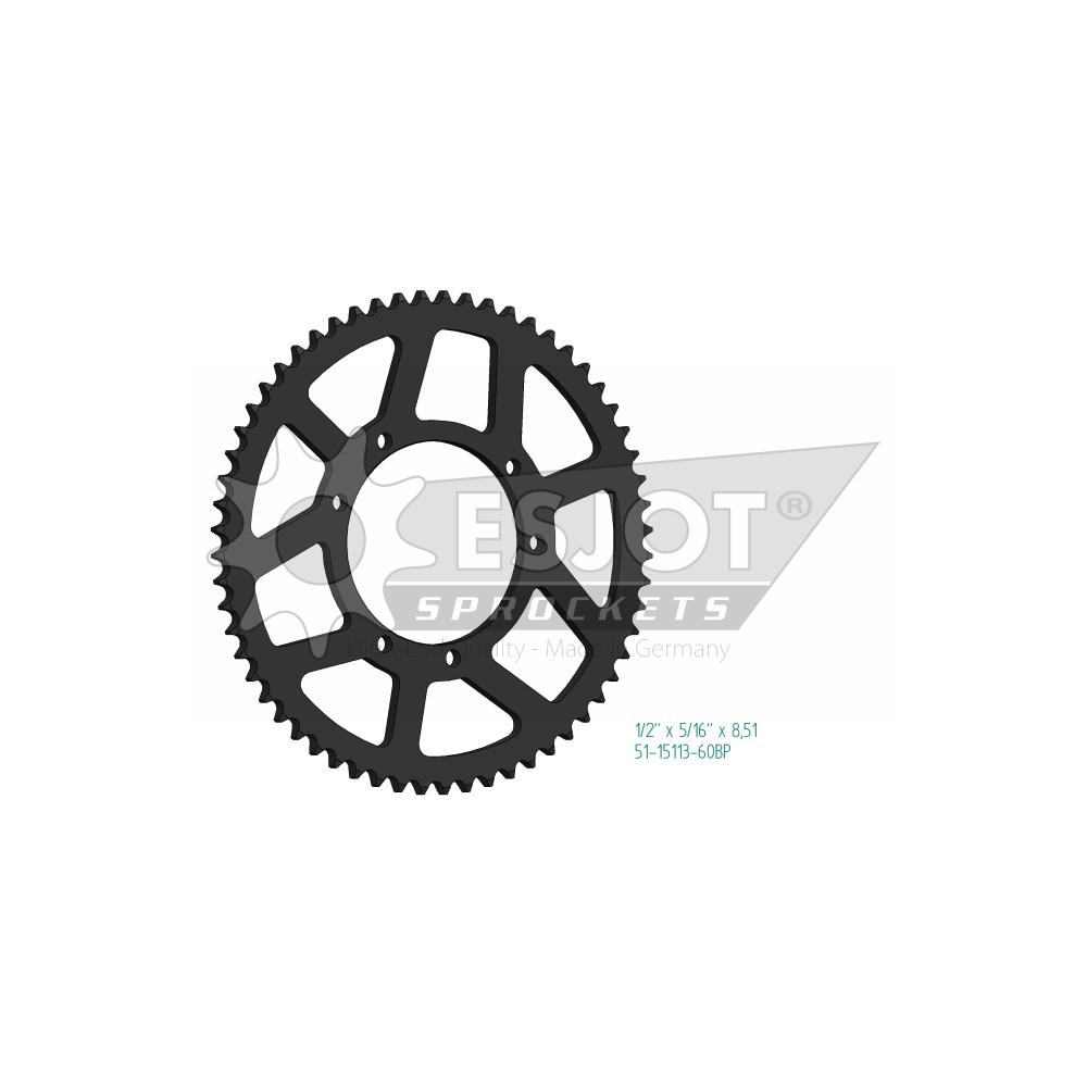 Couronne Esjot 428 60 dents - vue 2