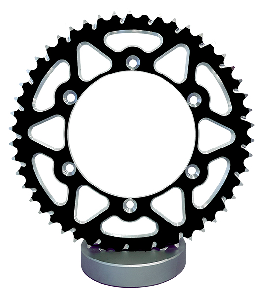 Couronne aluminium 520 50 dents noire Esjot - Similaire JTA822 - vue 4