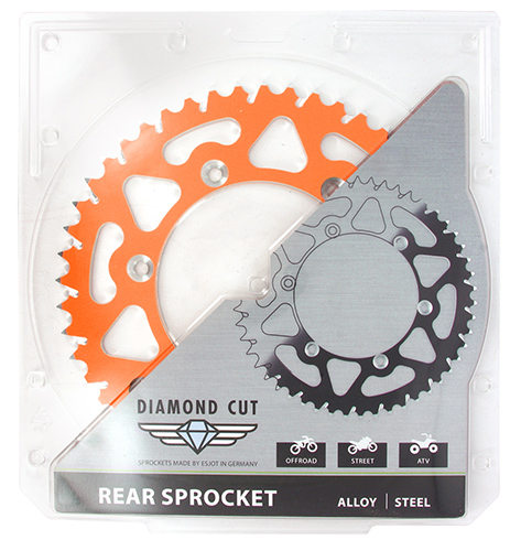 Couronne aluminium TT Husqvarna-KTM Orange 520 40 dents Esjot JTA897 - vue 5