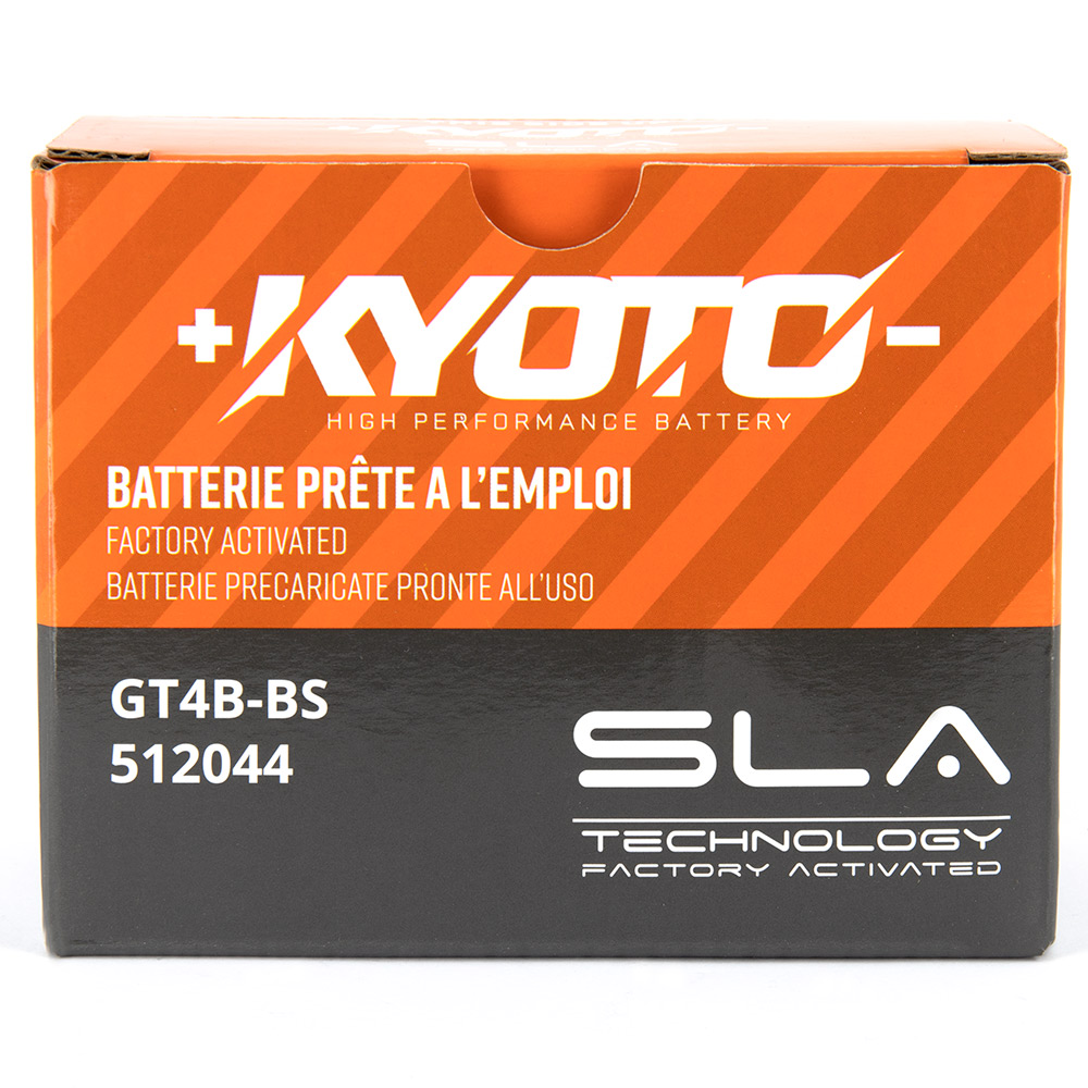 Batterie Kyoto GT4B-BS SLA AGM équivalente YT4B-BS - vue 2