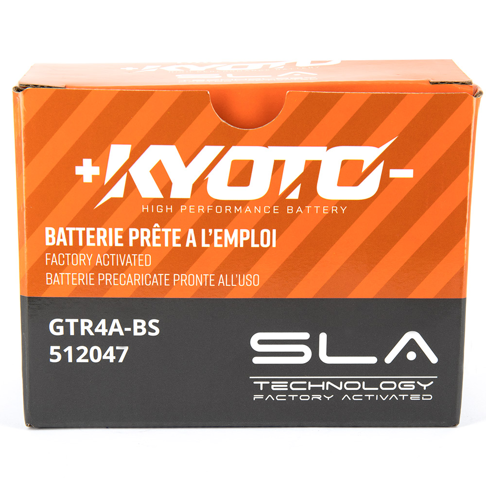 Batterie Kyoto GTR4A-BS SLA - Équivalente YTR4A-BS - vue 2