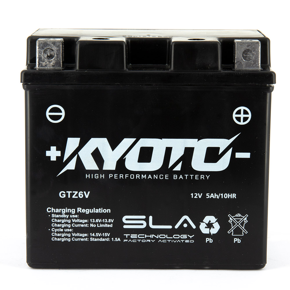 Batterie Kyoto GTZ6V SLA AGM équivalence YTZ6V
