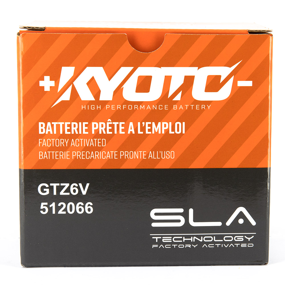 Batterie Kyoto GTZ6V SLA AGM équivalence YTZ6V - vue 2