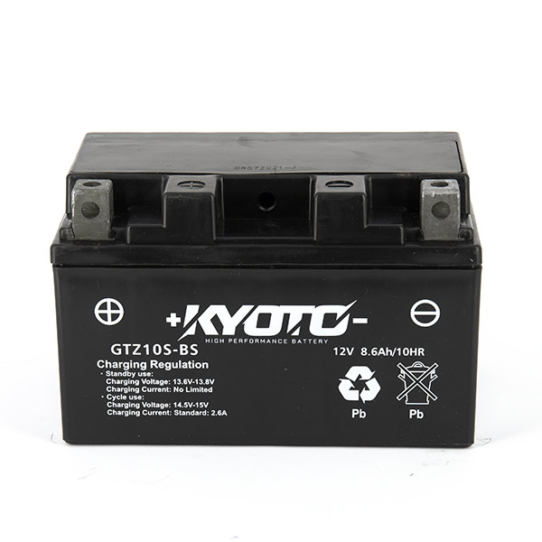 Batterie GTZ10S-BS SLA-AGM - Sans Entretien - Prête à l'Emploi - Equivalente YTZ10S-BS - vue 2
